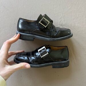 Kids MANIQUI patent leather monk strap Dress Shoes
